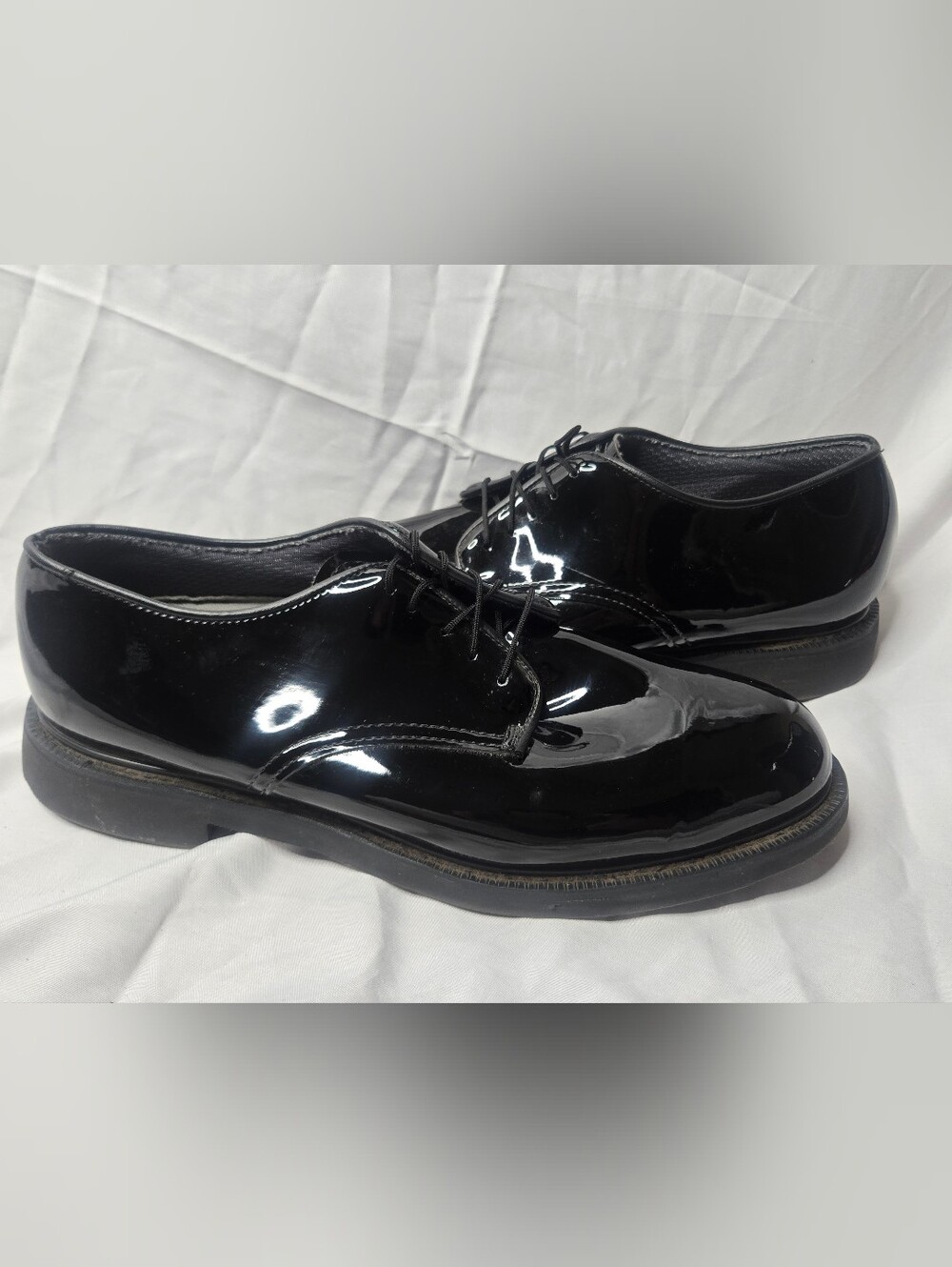 Altama Capps Men's Black Patent Dress Oxford Shoes Size 12 E